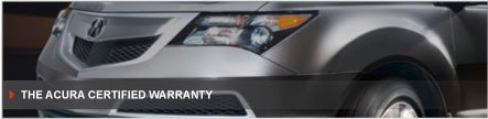 The Acura Certified Warranty