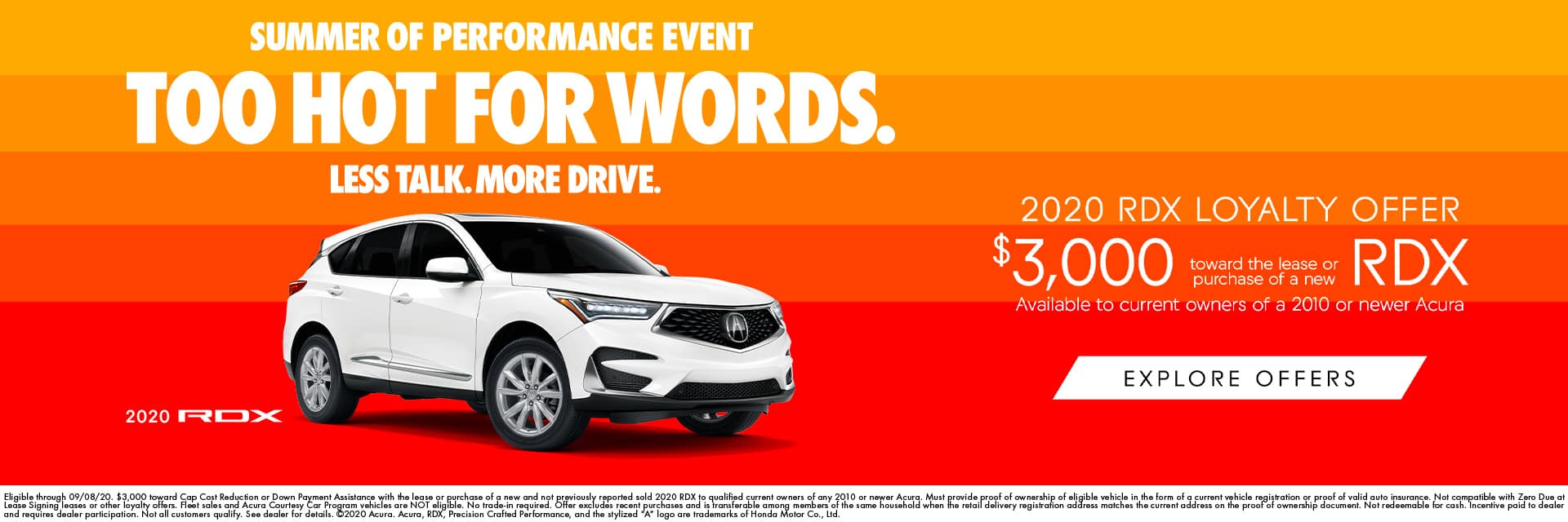 RDX $3,000 Loyalty Offer